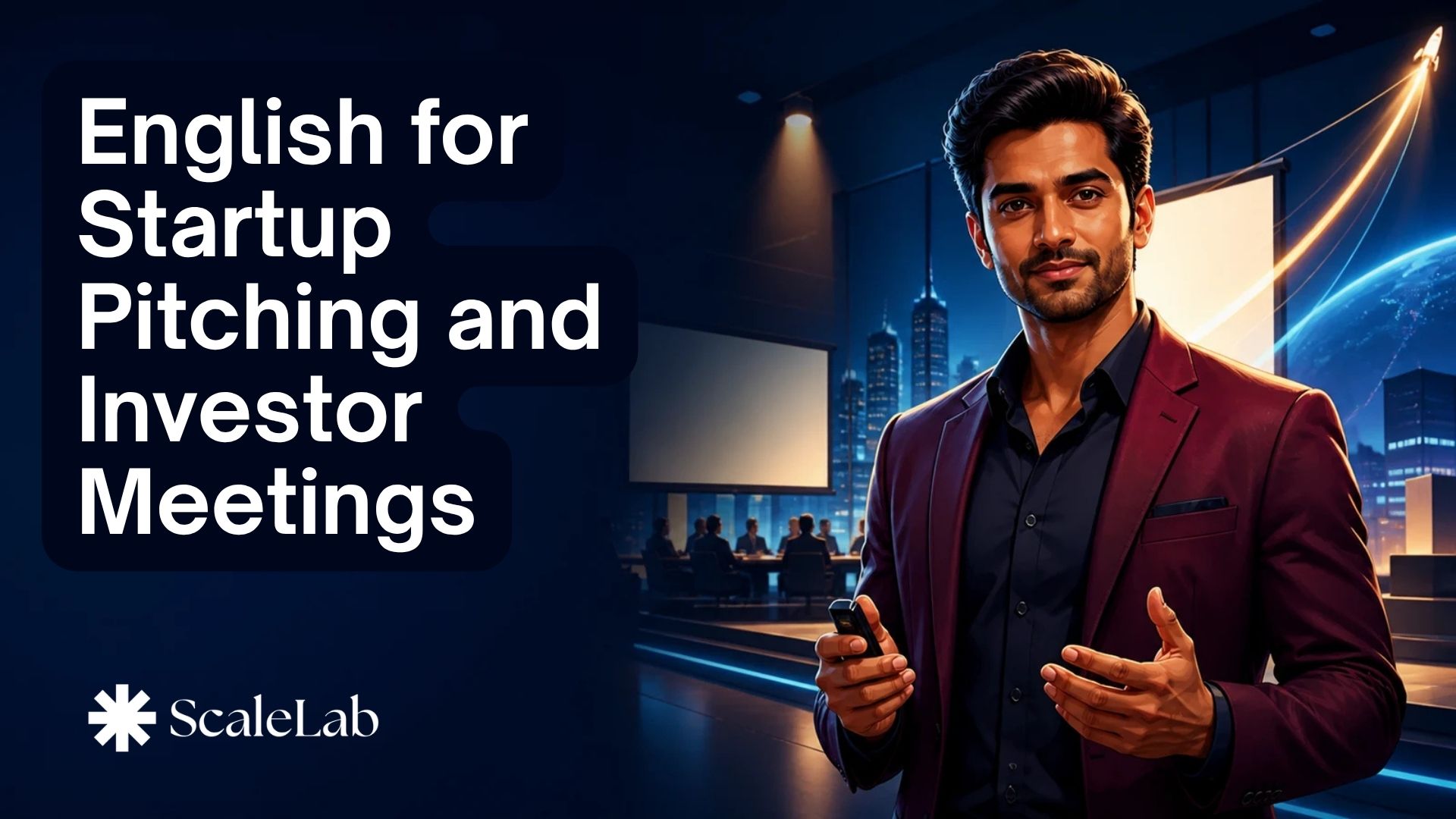 English for Startup Pitching and Investor Meetings