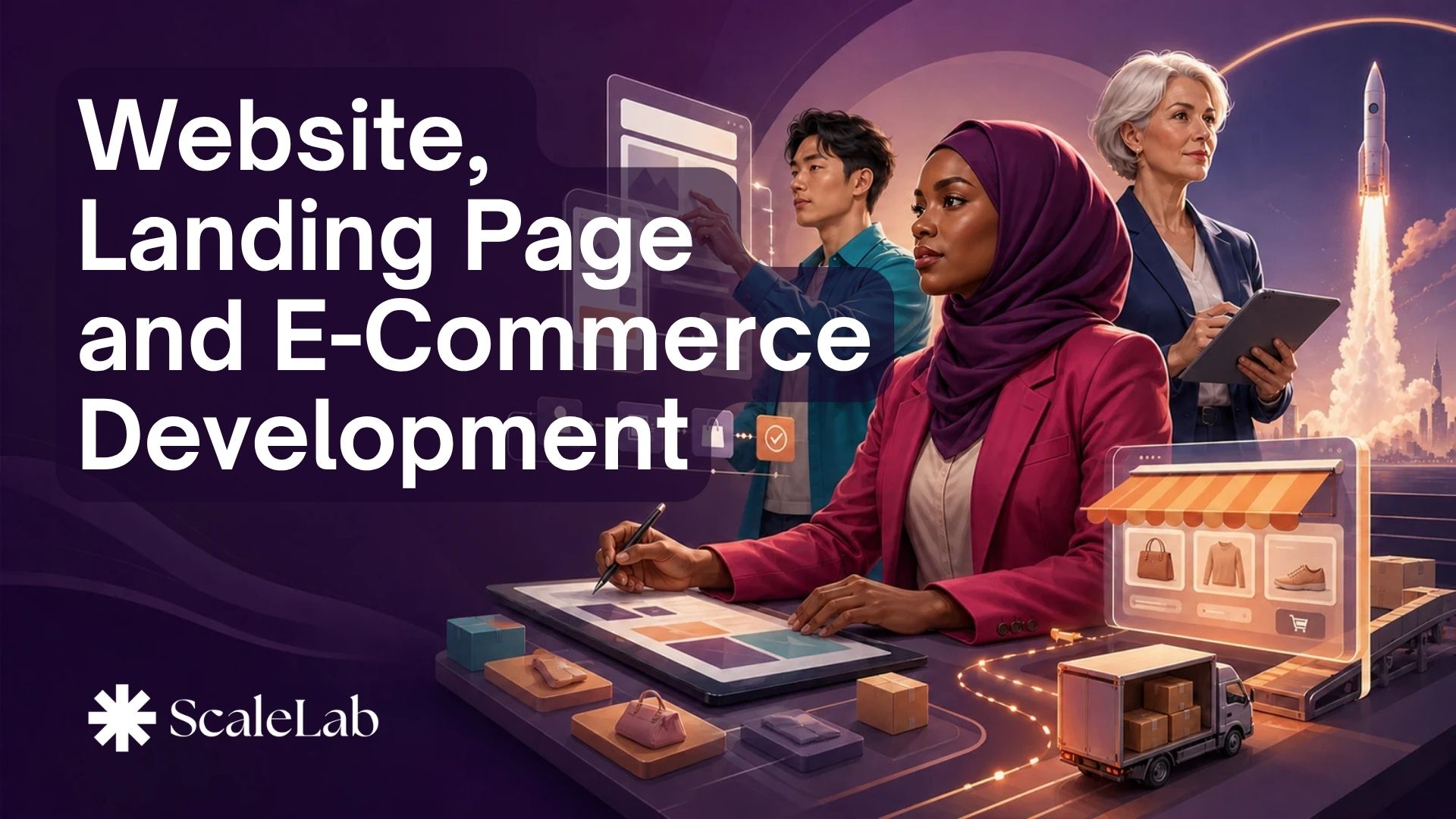 Website, Landing Page and E-Commerce Development